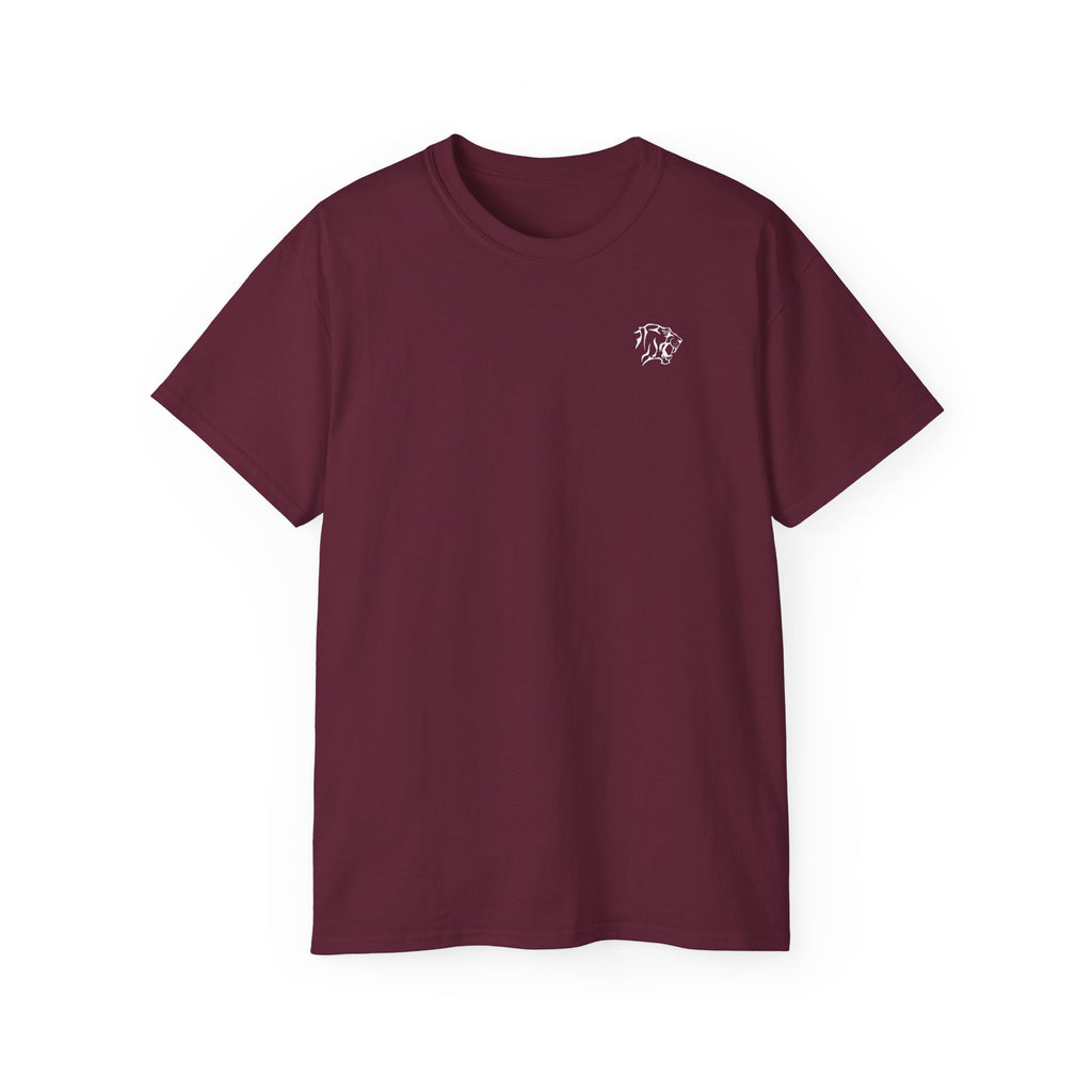 Amped Sabretooth Essential Tee – unisex cotton t-shirt by Unfazed Spirit Athletics.