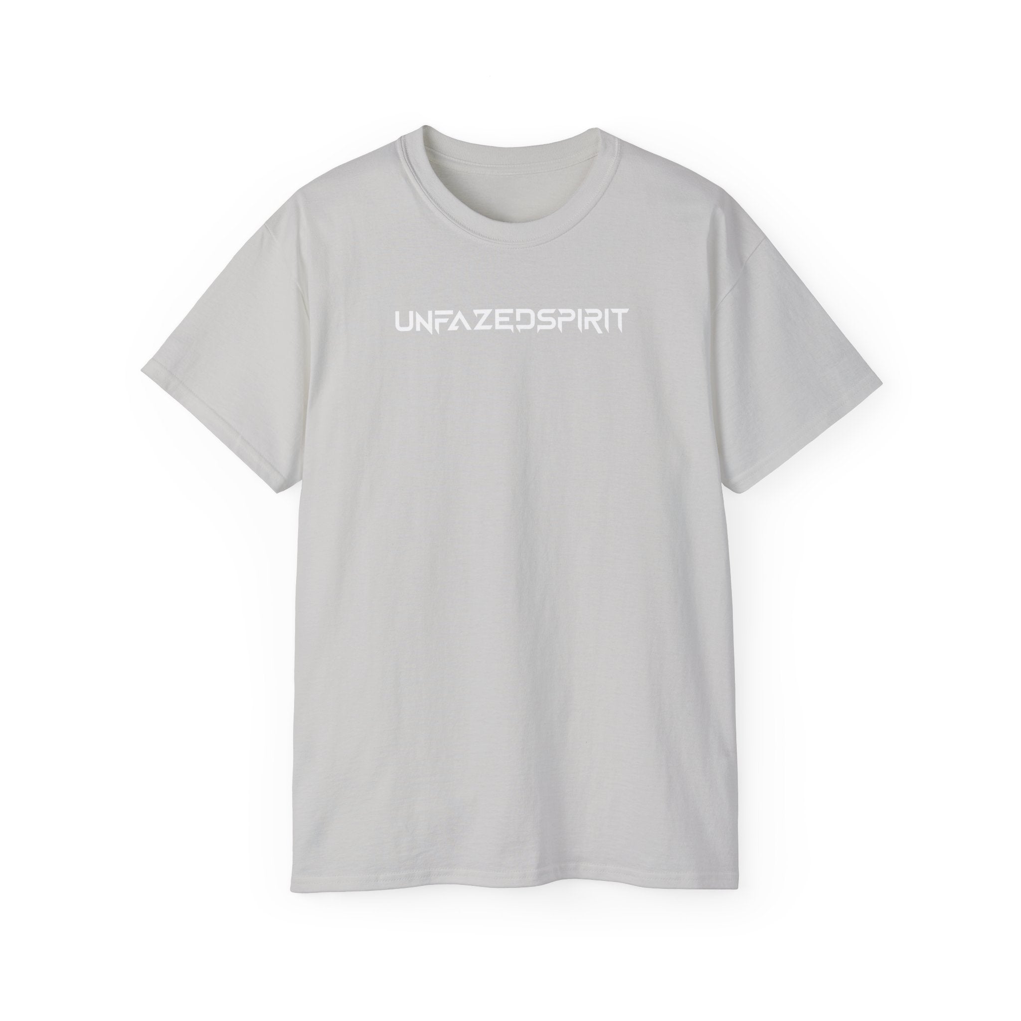 Amped Unfazed Essential Tee – unisex cotton t-shirt by Unfazed Spirit Athletics.