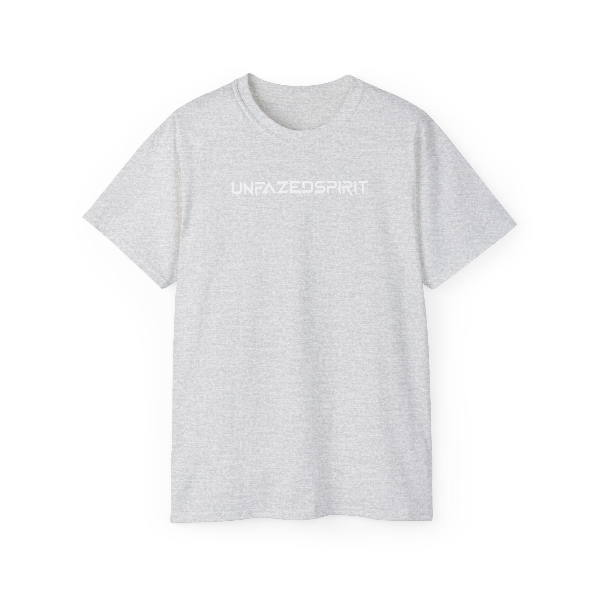 Amped Unfazed Essential Tee – unisex cotton t-shirt by Unfazed Spirit Athletics.