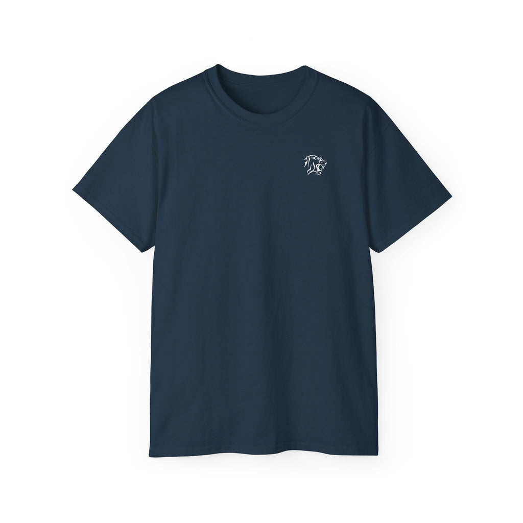 Amped Sabretooth Essential Tee – unisex cotton t-shirt by Unfazed Spirit Athletics.