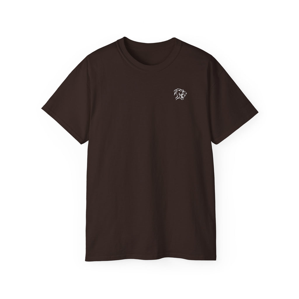 Amped Sabretooth Essential Tee – unisex cotton t-shirt by Unfazed Spirit Athletics.